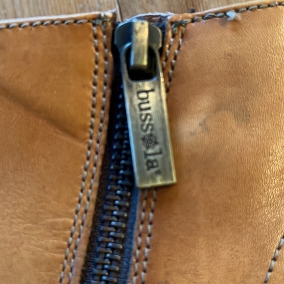 𝅺bussola Reikiavik side zip leather ankle boot toffee tan bootie 39 8.5 - Picture 15 of 16